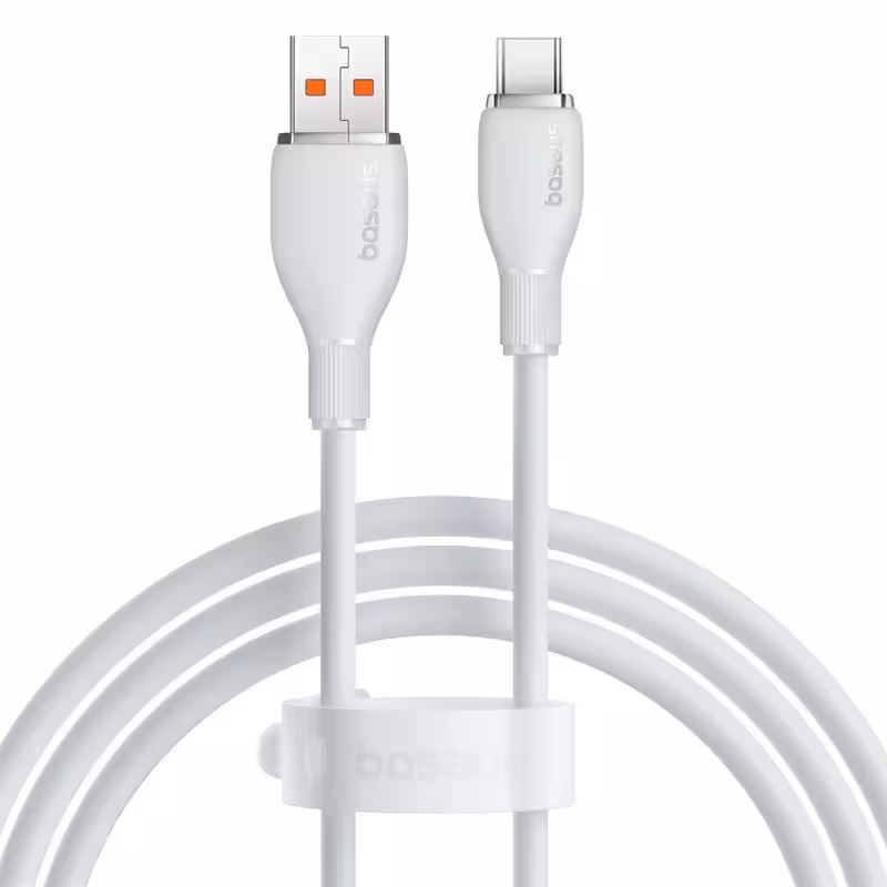 کابل تبدیل فست شارژ Baseus Pudding Series P10355702 Type-C To Type-C 5A PD 100W 1.2m