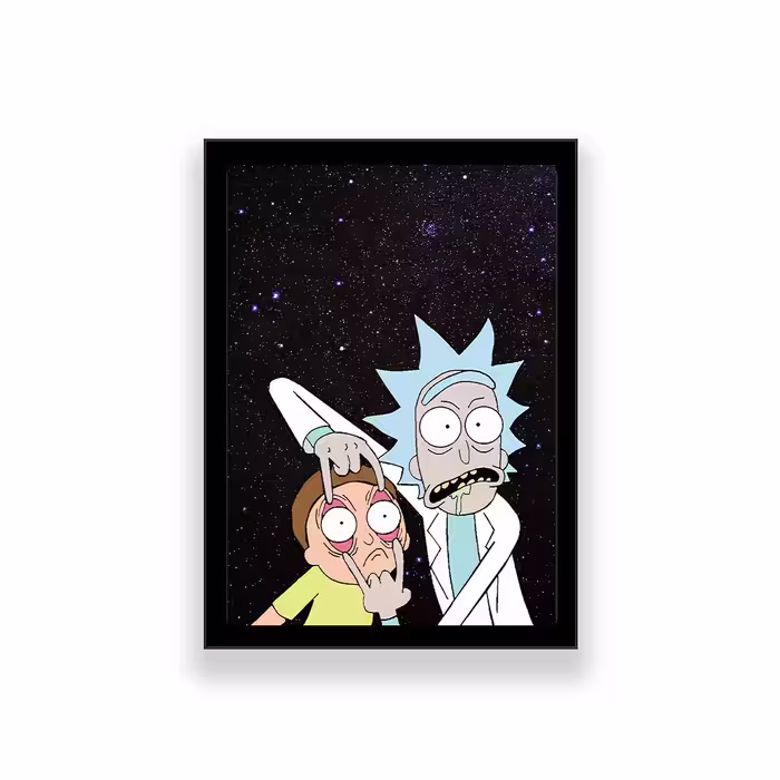 تابلو طرح انیمیشن Rick and Morty