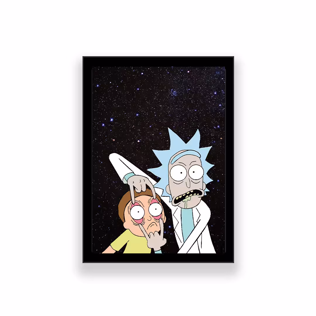 تابلو طرح انیمیشن Rick and Morty