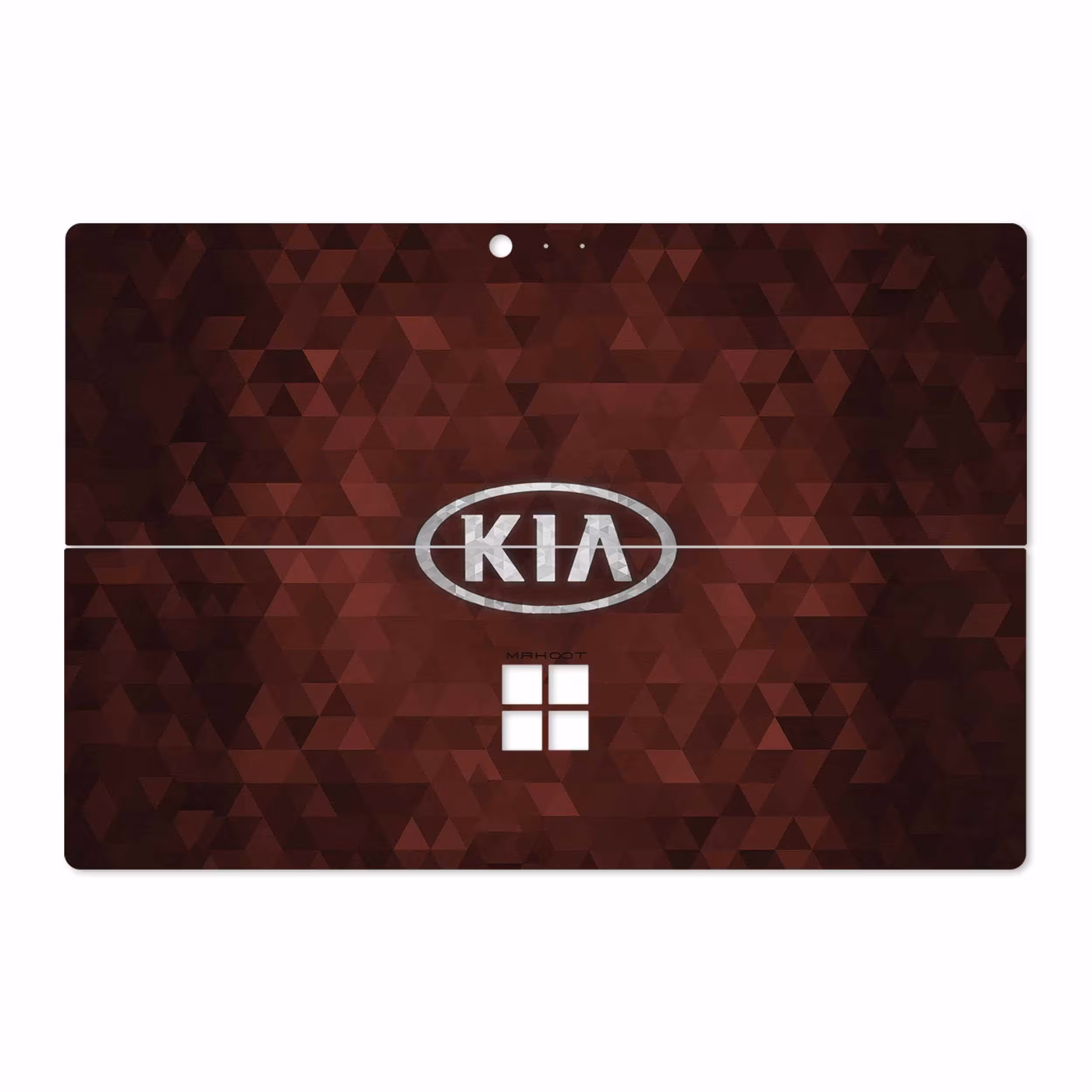 برچسب پوششی ماهوت مدل KIA-Logo مناسب برای تبلت مایکروسافت Surface Pro 4 2015
