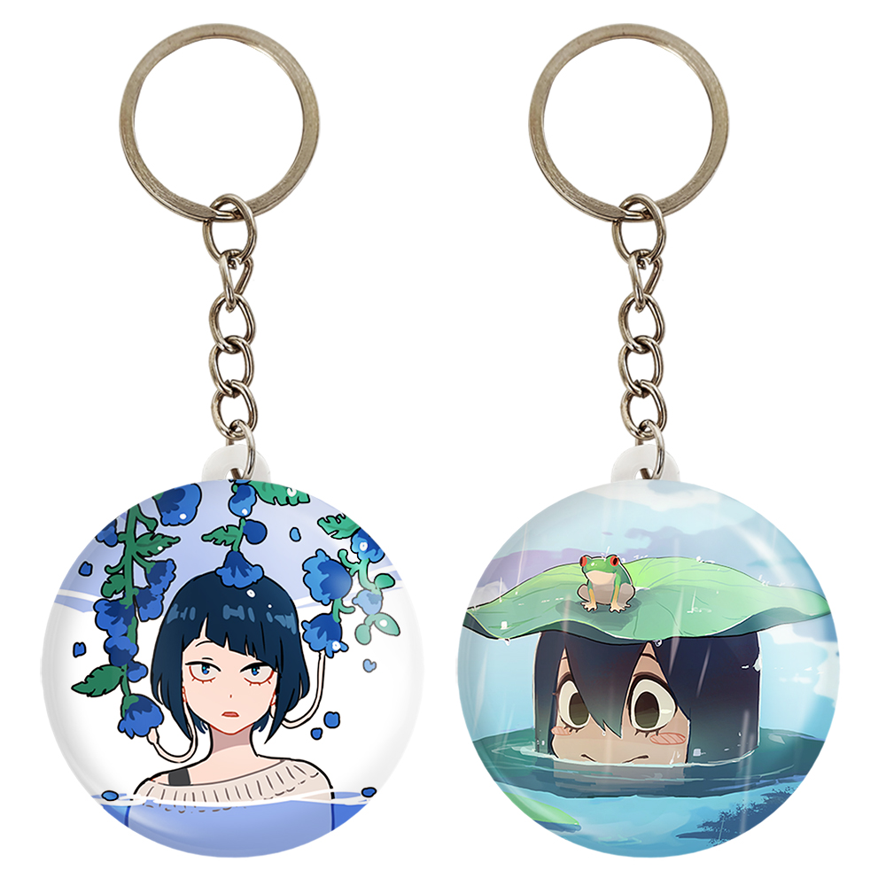 جاکلیدی خندالو مدل سویو آسومی و کیوکا جیرو انیمه آکادمی قهرمان من کد 1155111559 مجموعه 2 عددی