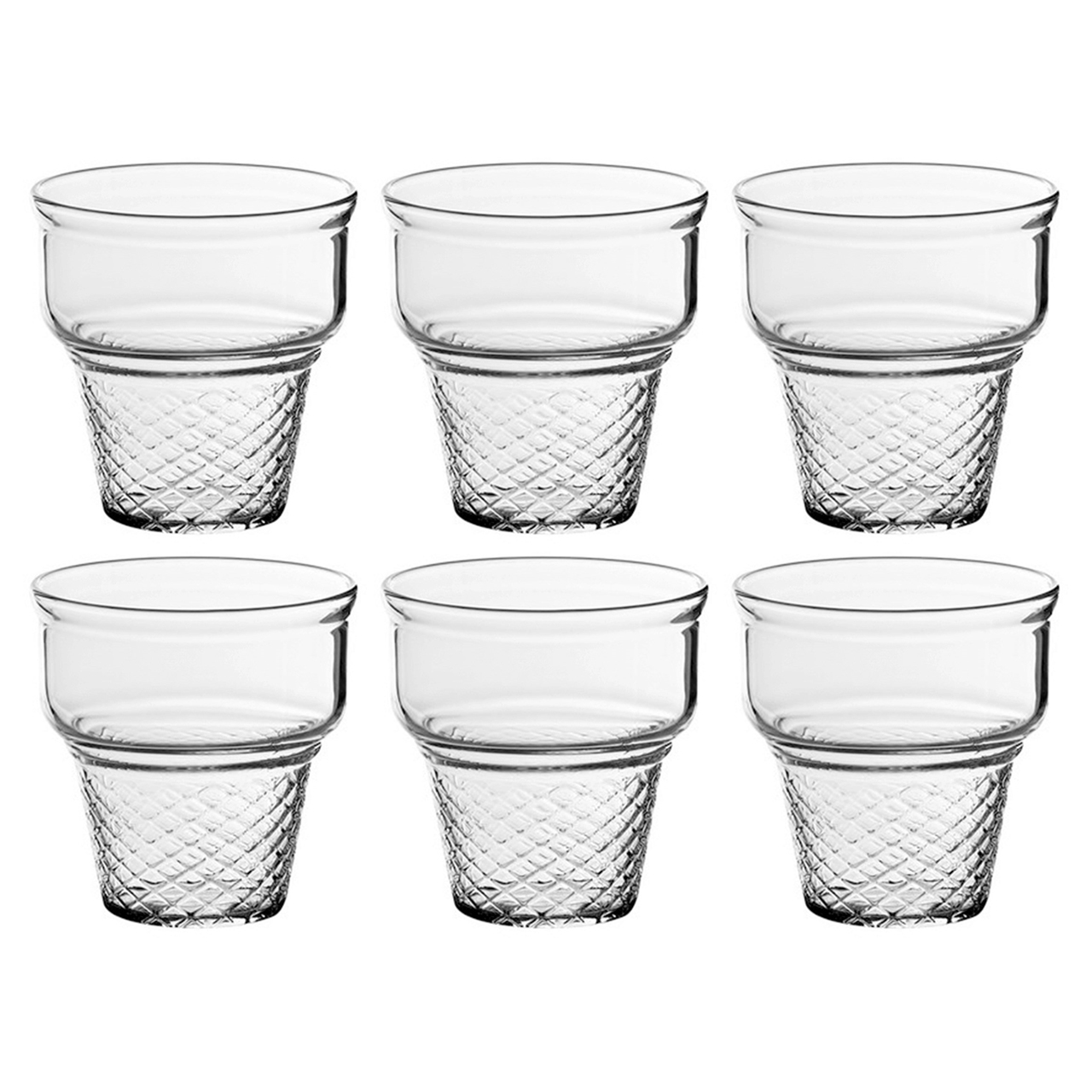 بستنی خوری پاشاباغچه مدل Mini Cornet کد 410006 بسته 6 عددی