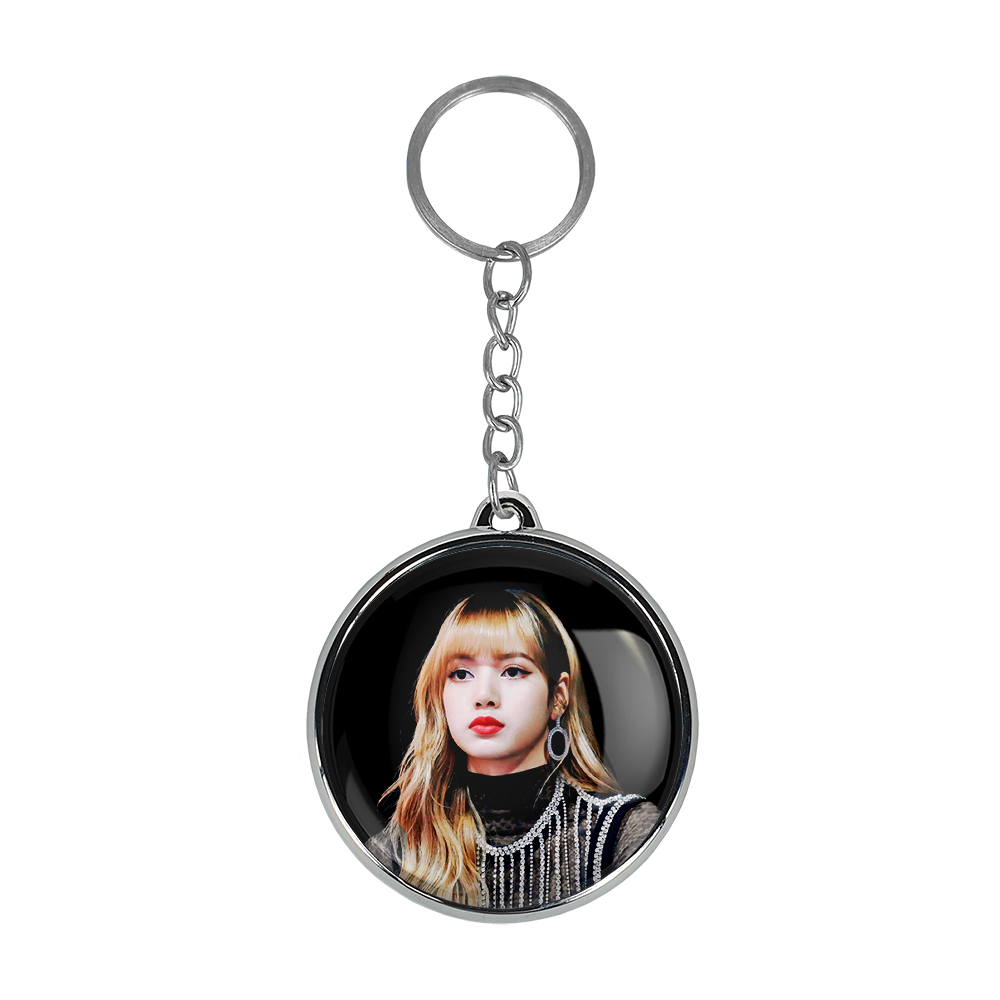 جاکلیدی خندالو طرح لیسا بلک پینک مدل دوطرفه کد 1430214301