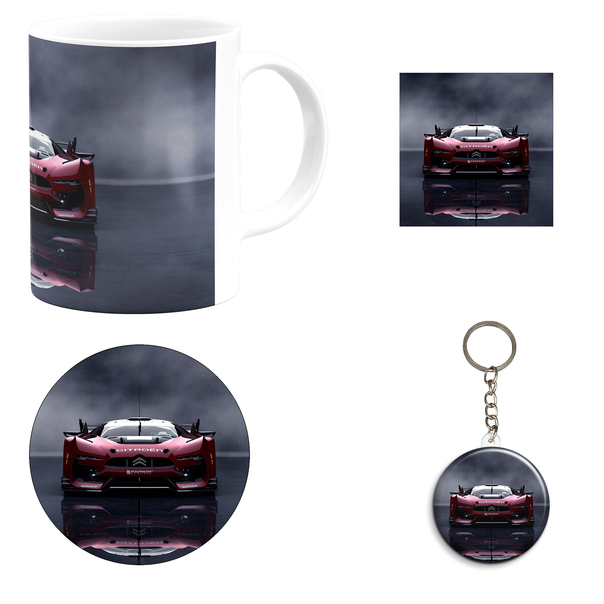 ست هدیه ماگ مدل بازی گرن توریسمو طرح Gran Turismo کد M1