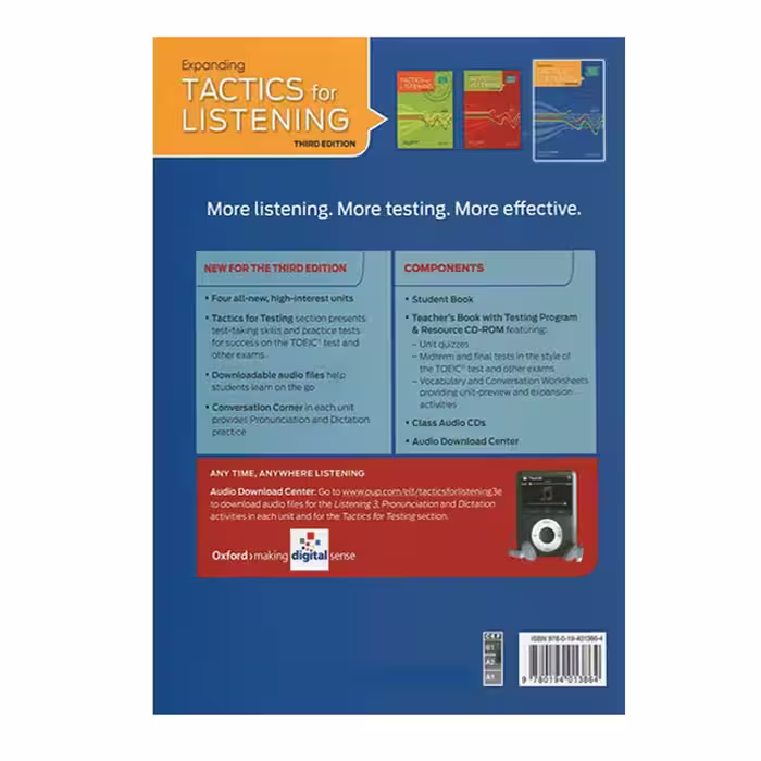 کتاب Tactics For Listening سطح Expanding اثر Jack c. richards انتشارات Oxford