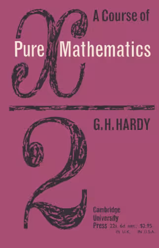 خرید و دانلود نسخه کامل کتاب A course of pure mathematics