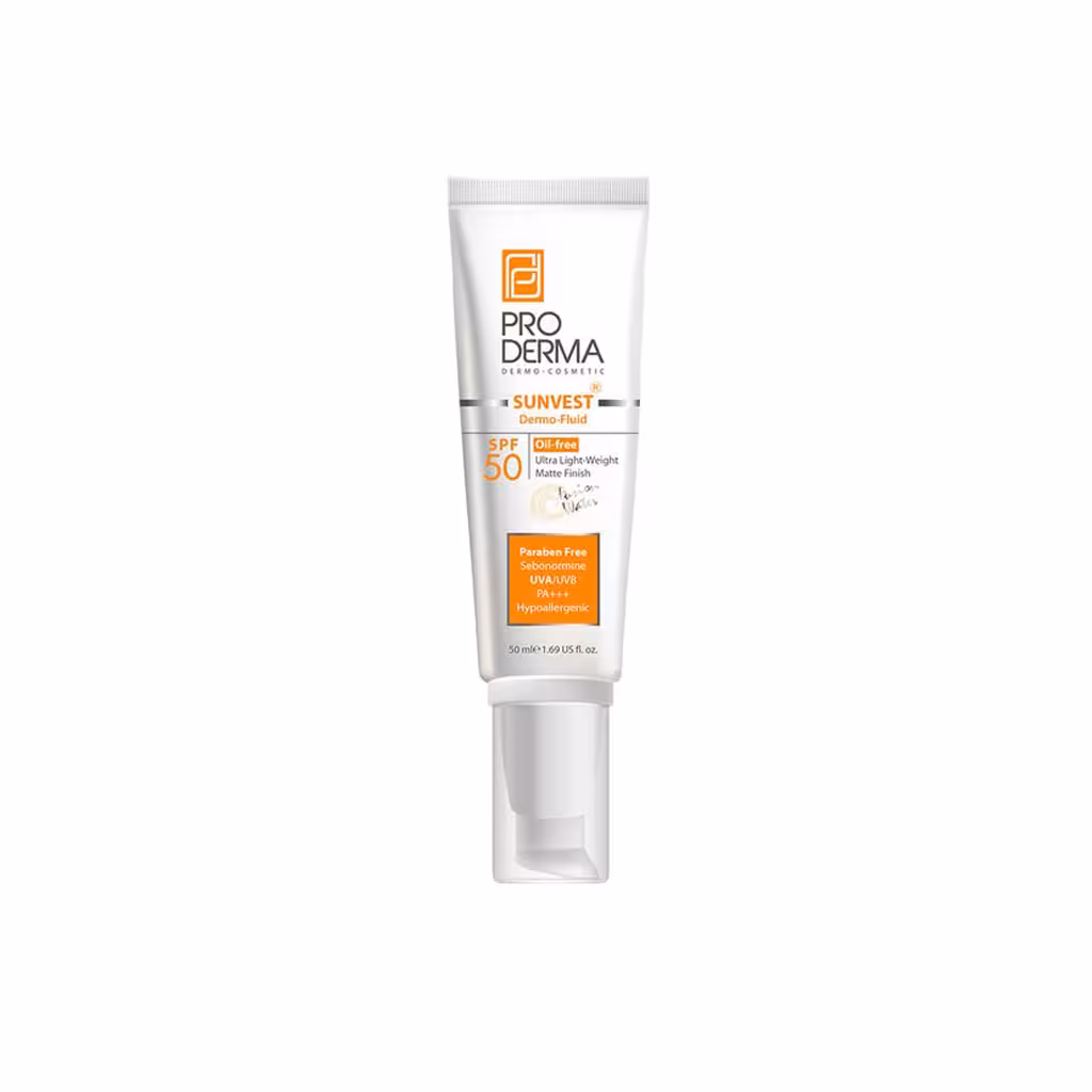 ضدآفتاب فلوئیدی spf50 پرودرما