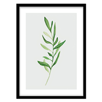 قیمت و خرید تابلو دکوراتیو مدل نقاشی آبرنگ برگ زیتون کد 0285