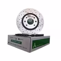 دیسک چرخ جلو سمندEF7 توربواسپرت (سوراخ دار)بسته 2 عددی برند(SMT)