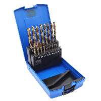 مته آهن مدل بلک بول کد YP-HSS-E-1-10MM مجموعه 19 عددی