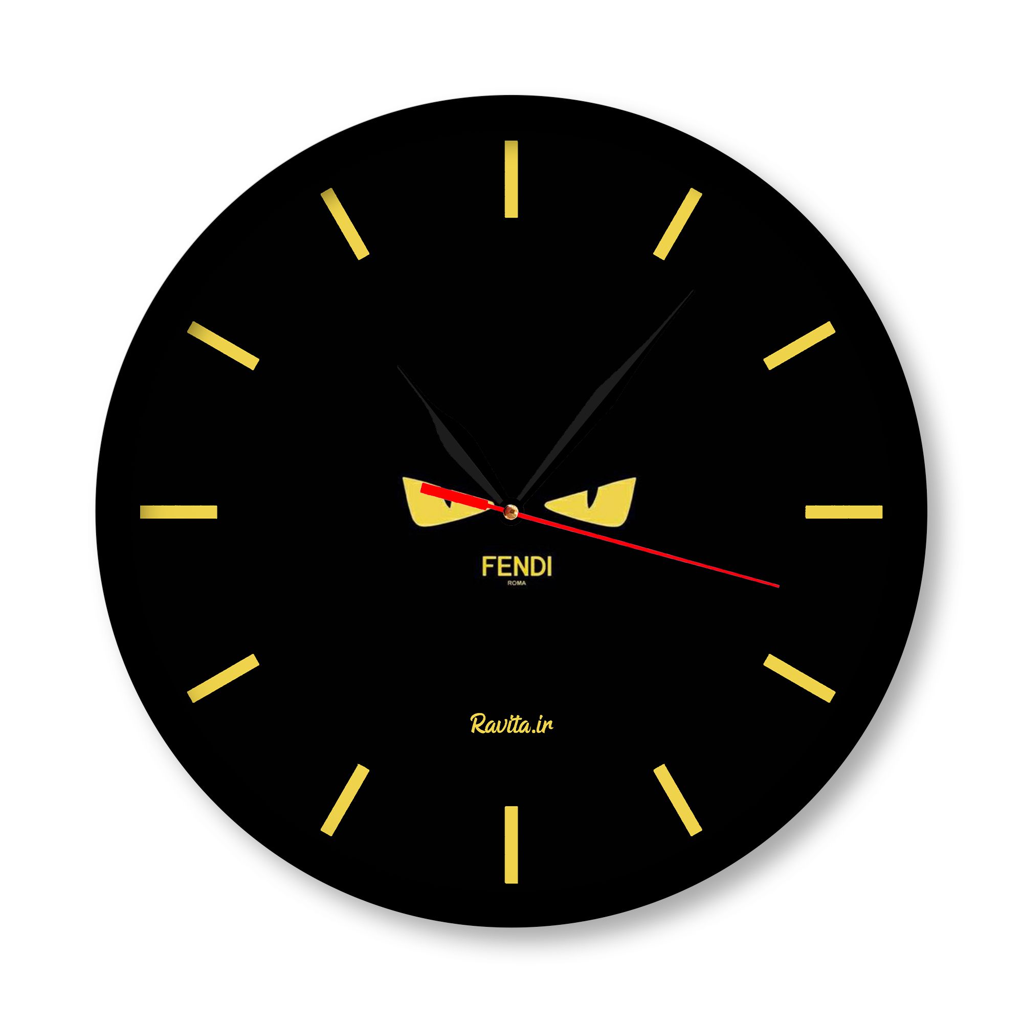 ساعت‌های دیواری راویتا طرح فندی 2238