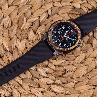 برچسب ماهوت طرح Iran-Carpet2 مناسب برای ساعت هوشمند سامسونگ Galaxy Gear S3 Frontier