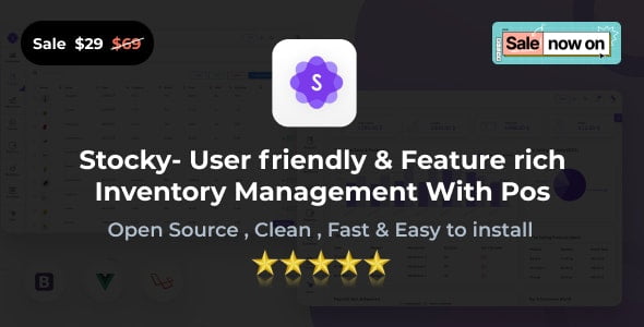 دانلود اسکریپت PHP انبارداری و مدیریت موجودی Stocky