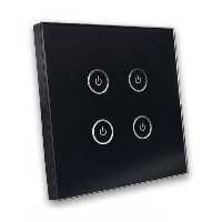 کلید هوشمند چهار پل آسانه مدل کریستال کد NP-S42