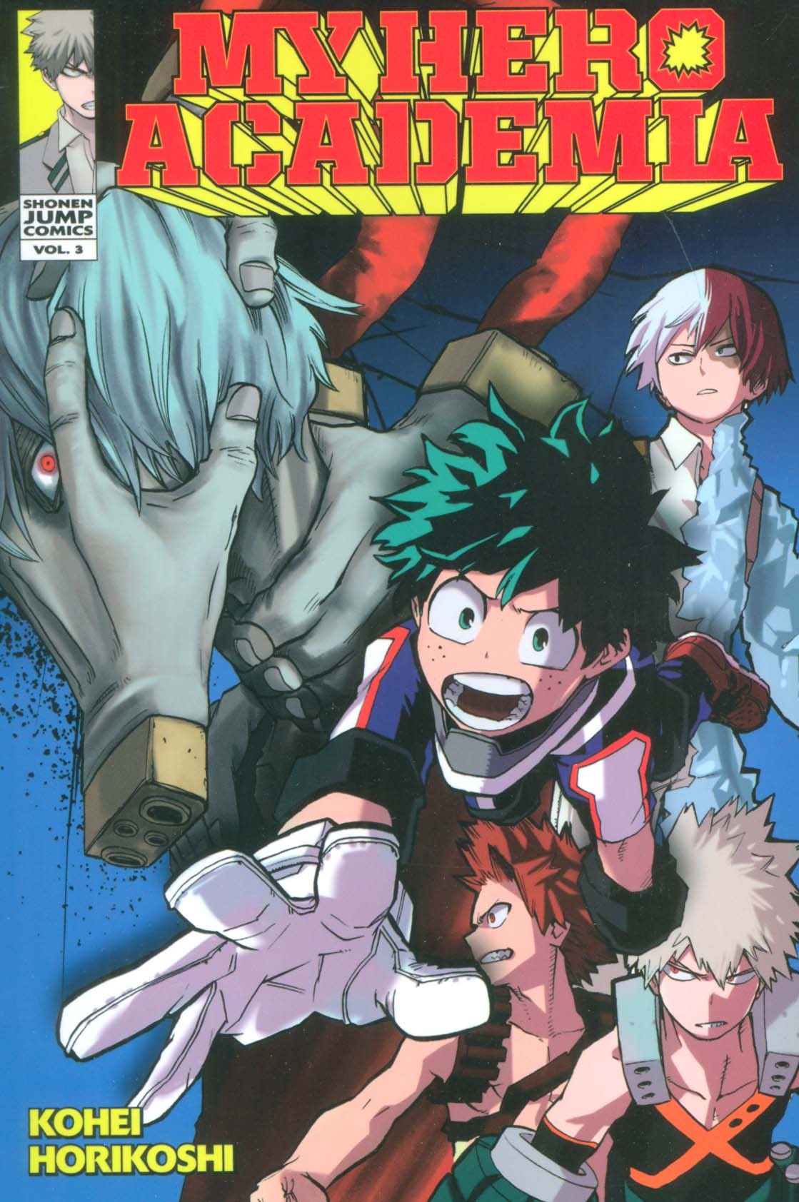 مانگا 3 (MY HERO ACADEMIA:آکادمی قهرمان من)،(کمیک استریپ)،(زبان اصلی،انگلیسی) - ناشربوک | خرید آنلاین کتاب