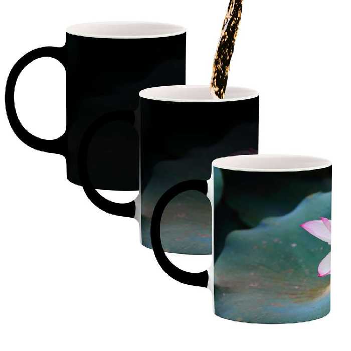 ماگ حرارتی کاکتی طرح گل مدل mgh16903