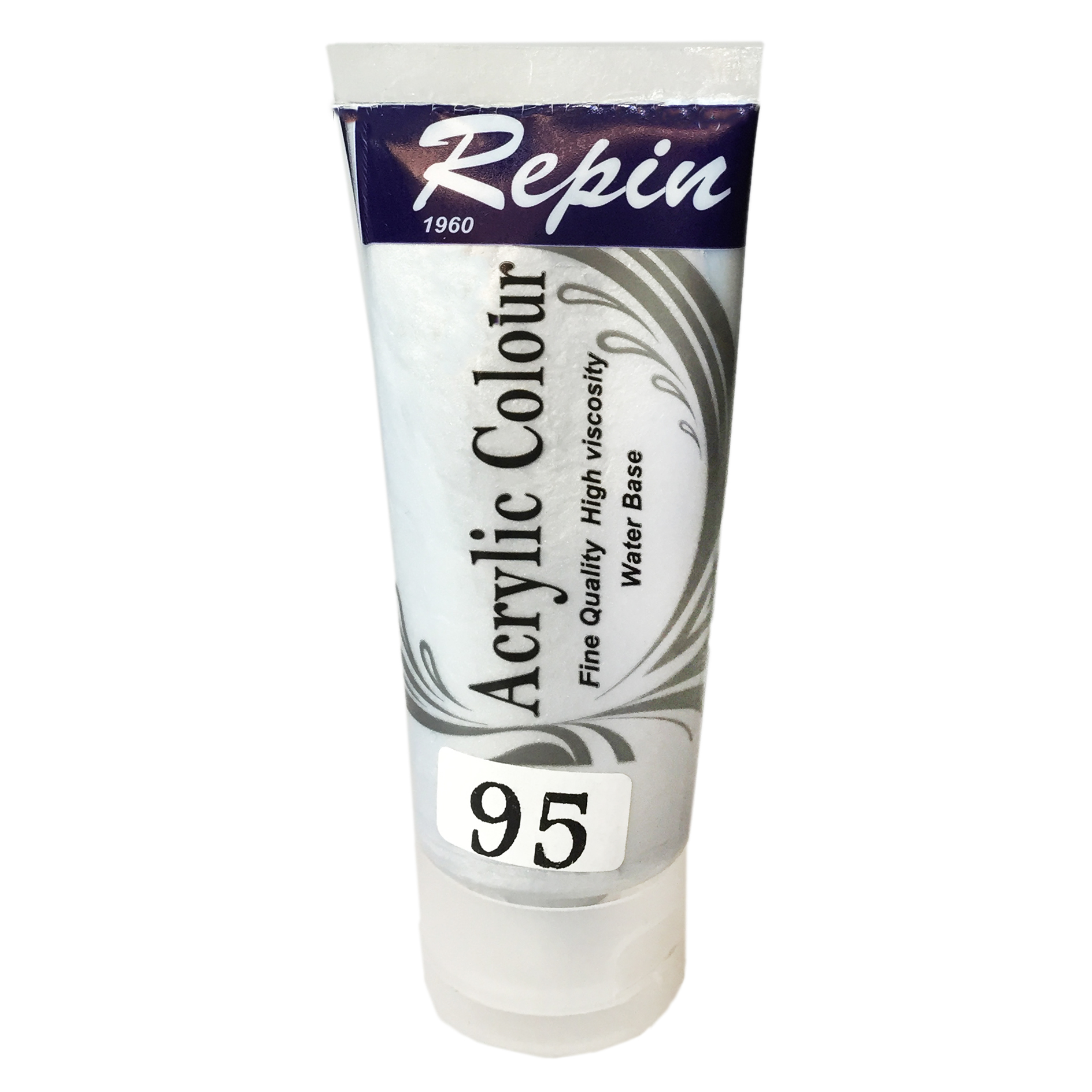 رنگ اکریلیک رپین کد 95 Silver حجم 75 میلی لیتر