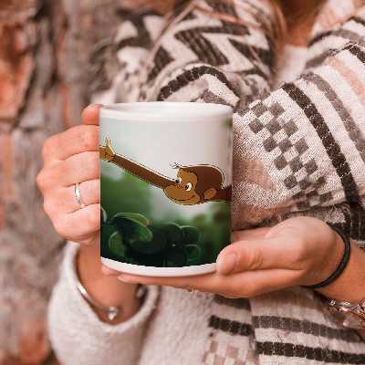 ماگ طرح جورج کنجکاو Curious George کد 005