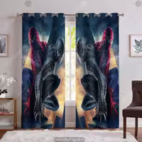 پرده برای اتاق پسرانه طرح مرد عنکبوتی سیاه PK-6707
