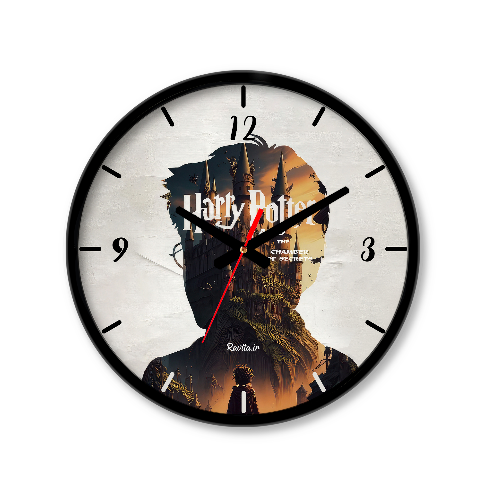 ساعت دیواری کوچک راویتا طرح هری پاتر کد 3665
