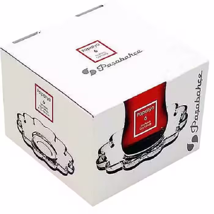 نعلبکی پاشاباغچه مدل papatya کد 54531 بسته 6 عددی 