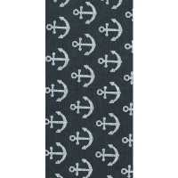 دستمال سر و گردن تابستانی طرح لنگر