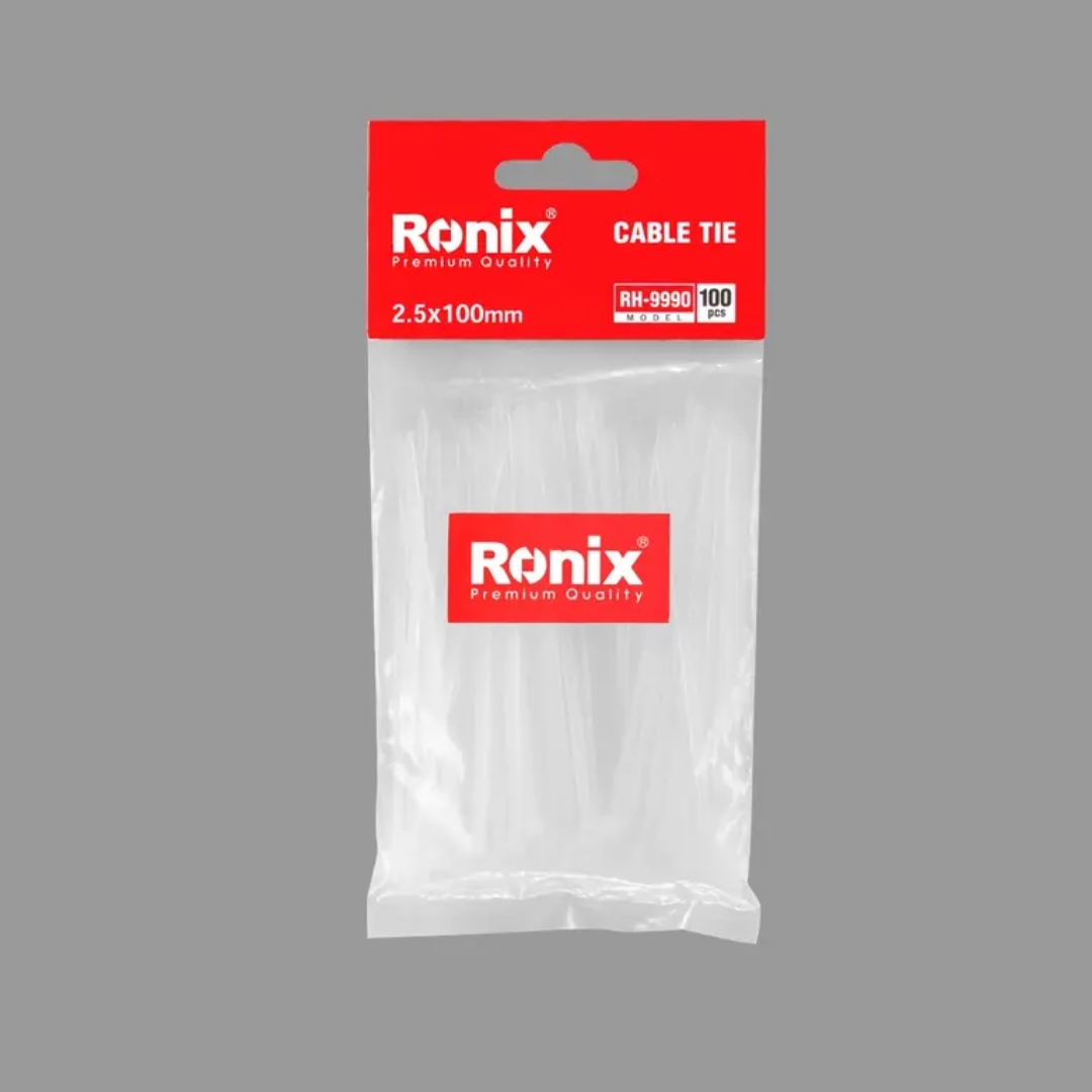 بست کمربندی 10 سانتی متر بسته 100 عددی رونیکس مدل RH-9990