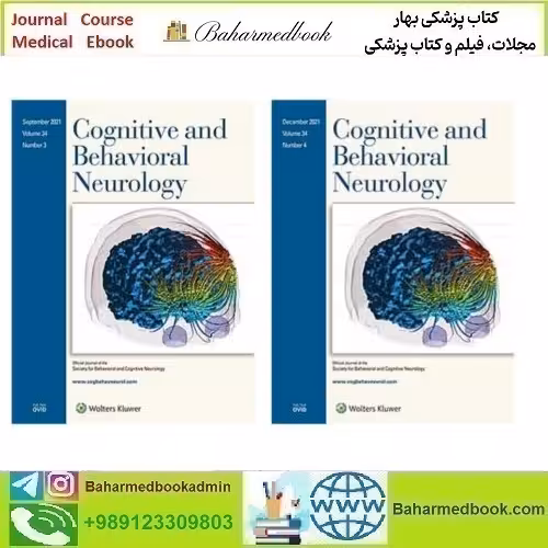 Cognitive &amp; Behavioral Neurology 2024 Full Archives TRUE PDF