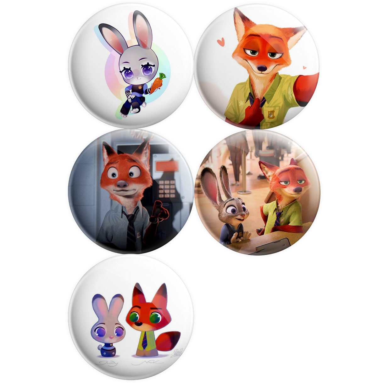 پیکسل پرمانه طرح زوتوپیا کد pmg5.11301 مجموعه 5 عددی