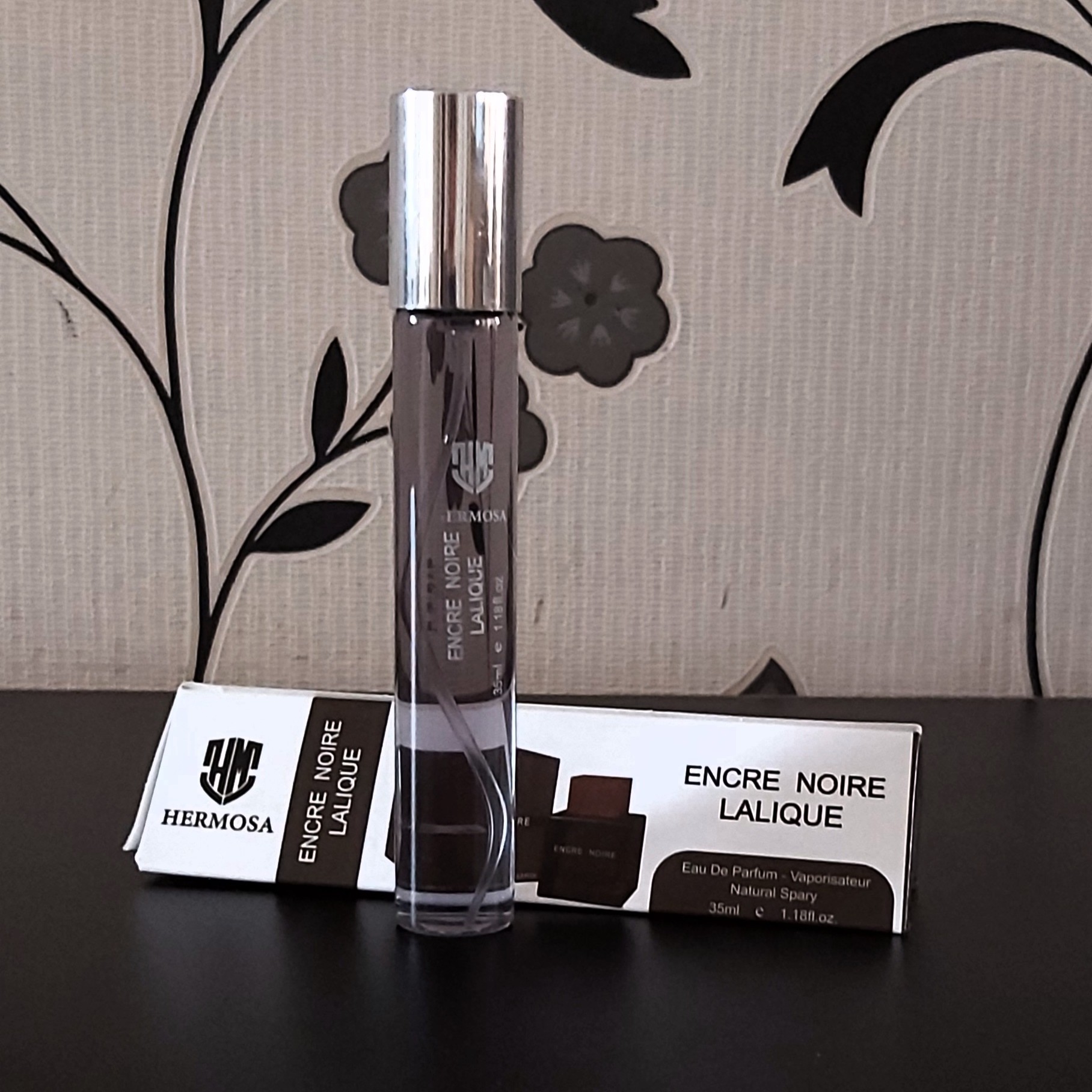 عطر و ادکلن لالیک انکر نویر مشکی 35 میل لوله ای هرموسا
