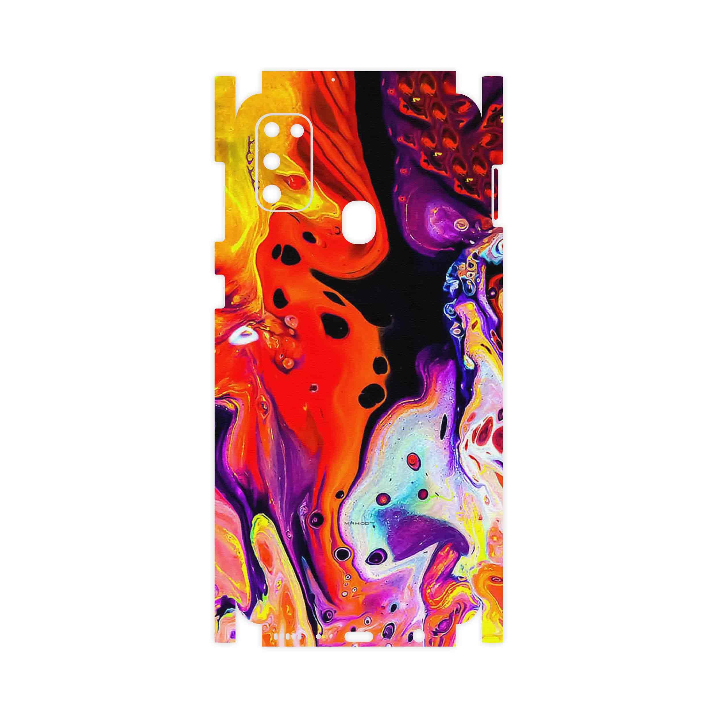 برچسب پوششی ماهوت مدل Abstract Oil Art-FullSkin مناسب برای گوشی موبایل سامسونگ Galaxy M21