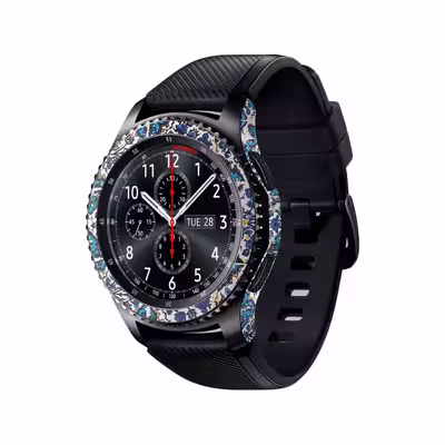 برچسب ماهوت طرح Iran-Tile1 مناسب برای ساعت هوشمند سامسونگ Galaxy Gear S3 Frontier