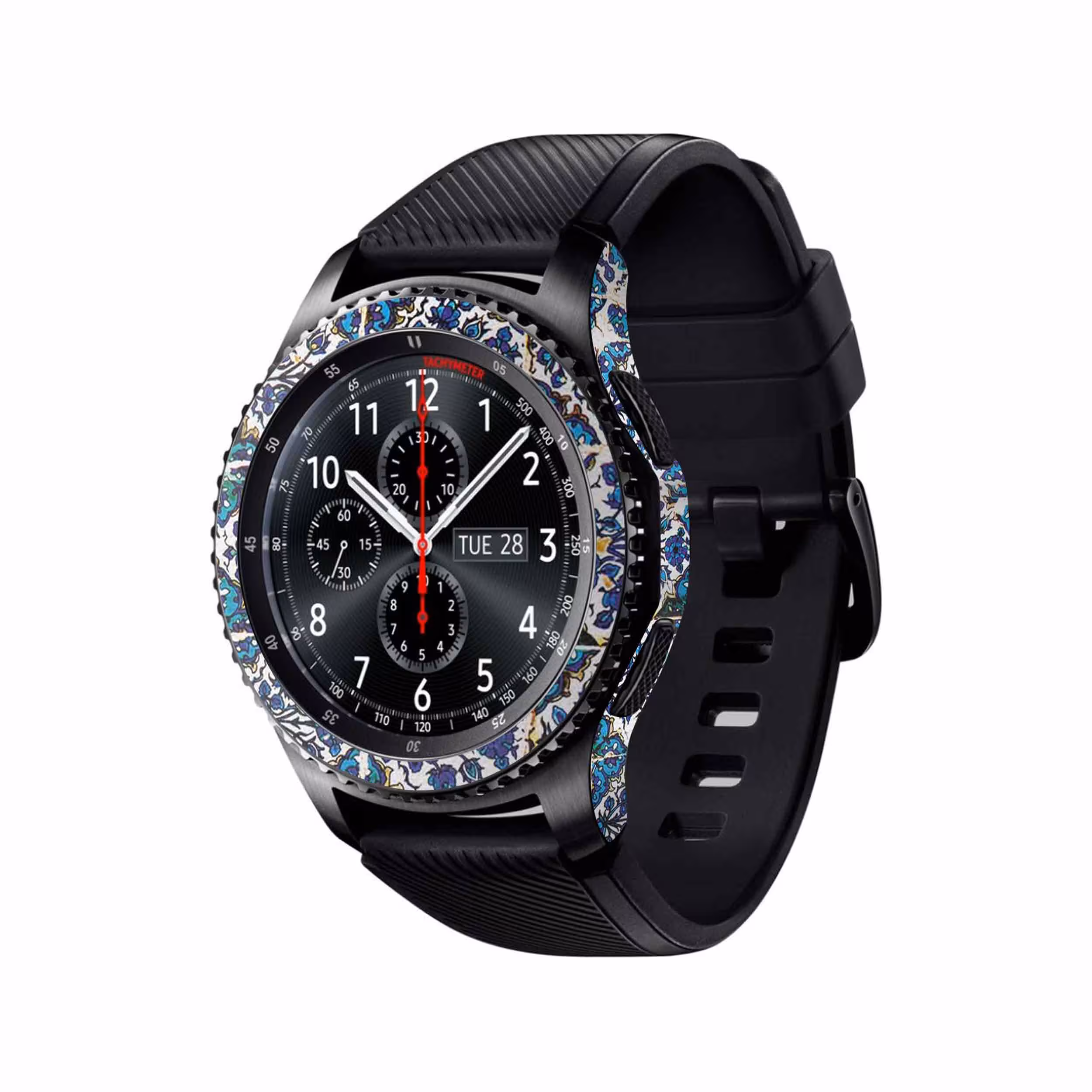 برچسب ماهوت طرح Iran-Tile1 مناسب برای ساعت هوشمند سامسونگ Galaxy Gear S3 Frontier
