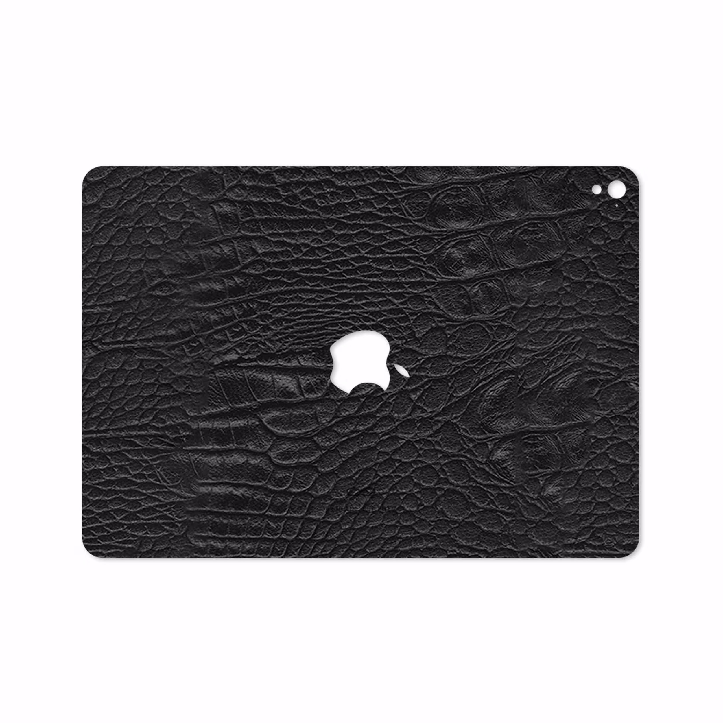 برچسب پوششی ماهوت مدل Black-Crocodile-Leather مناسب برای تبلت اپل iPad Pro 9.7 2016 A1675