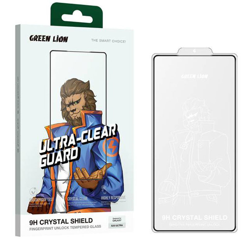 محافظ صفحه نمایش گرین لاین مدل 9H Crystal Shield مناسب برای گوشی موبایل سامسونگ Galaxy S25 Ultra | کالا برتری