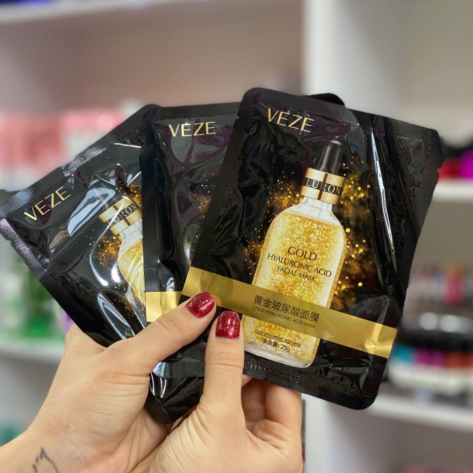 ماسک صورت طلا وزه