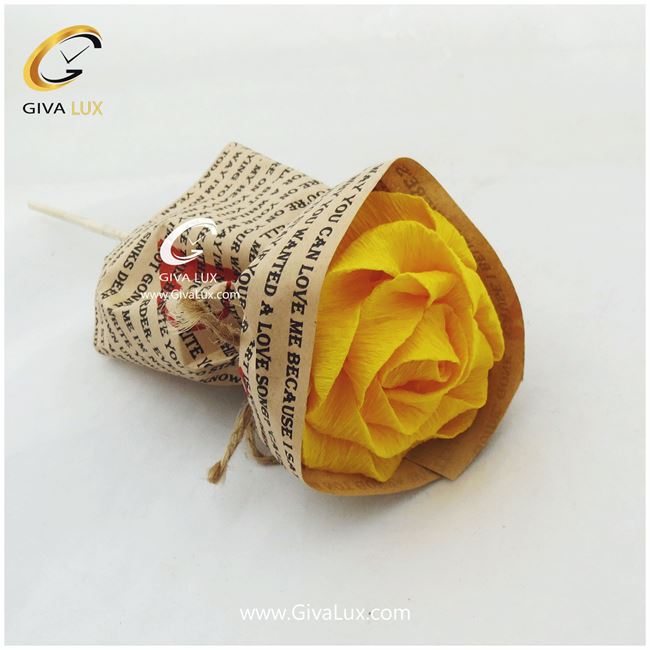 گل کاغذی زرد