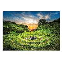 تابلو شاسی طرح چشم انداز زیبای جزیره اسکای Skye Scenery مدل NV0863