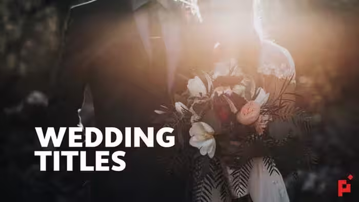 دانلود 50 Wedding Titles – پروژه افترافکت عروسی