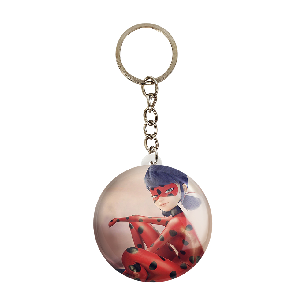 جاکلیدی خندالو طرح دختر کفشدوزکی کد 2817