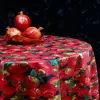 رومیزی رزین تاژ طرح سیب مدل گرد کد 140