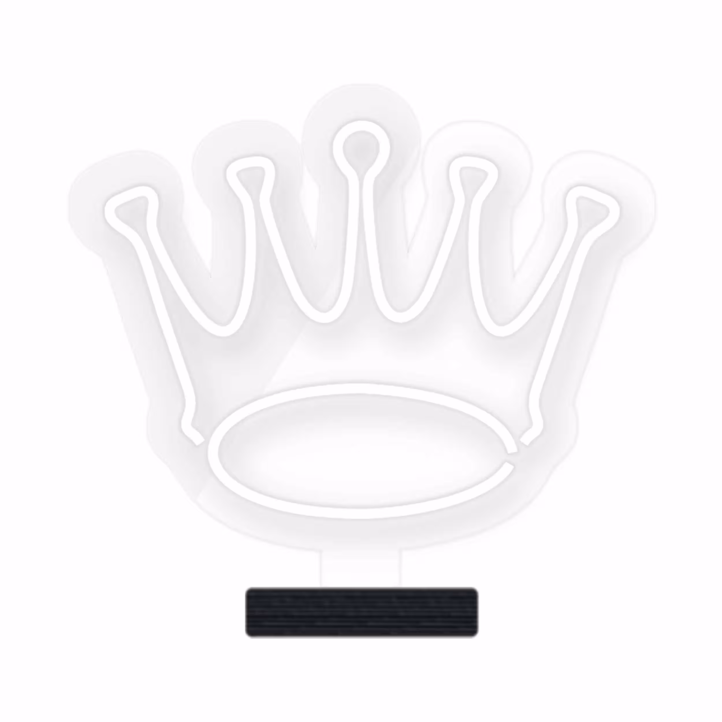چراغ رومیزی ریموت دار مدل THRONE-GL_WHT-GLASS