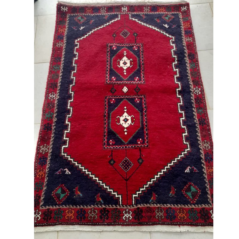 فرش دستباف قالی کلاردشت طرح صندوقی کلاردشت کد Far14