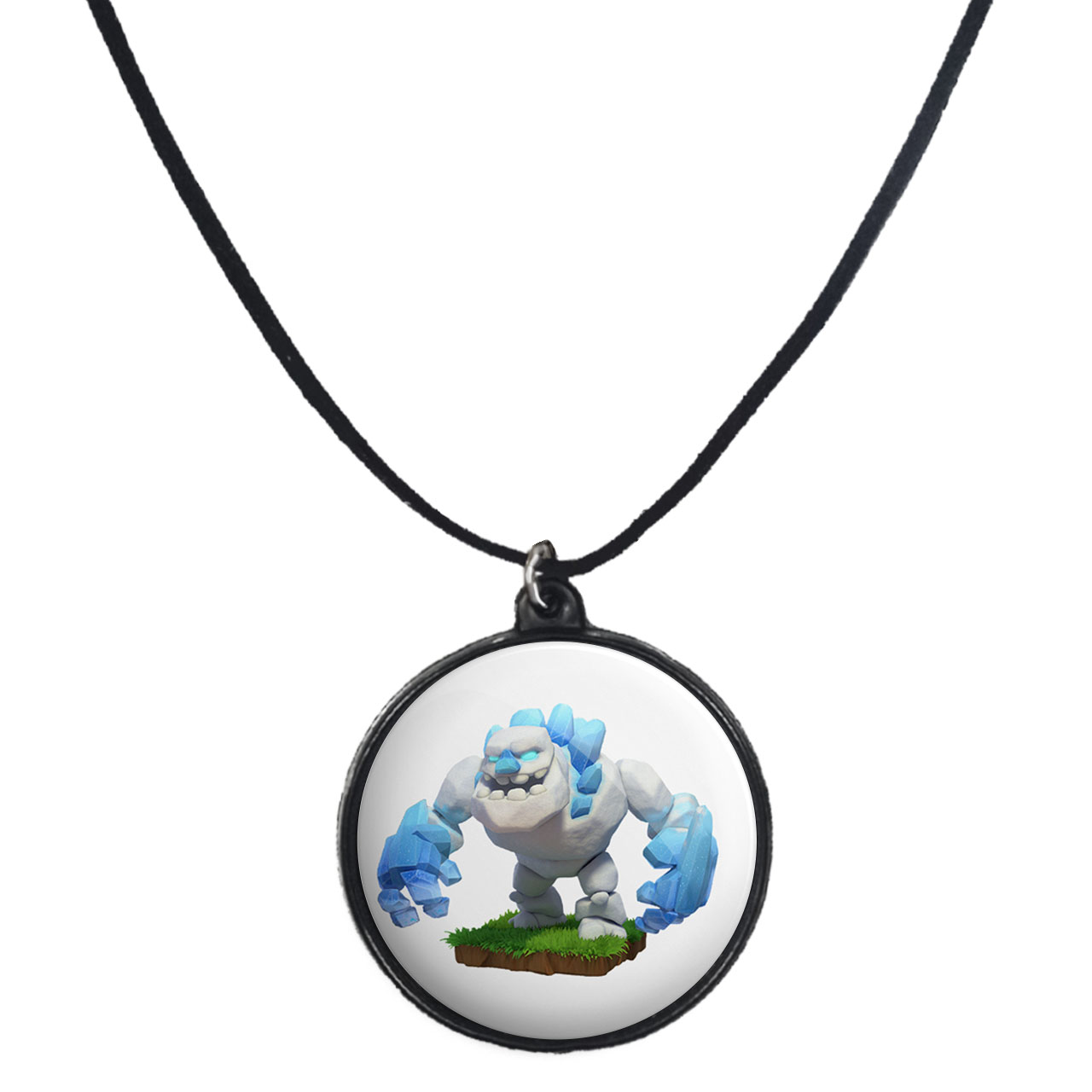 گردنبند پرمانه طرح clash کد pmb.26444 مدل دو طرفه