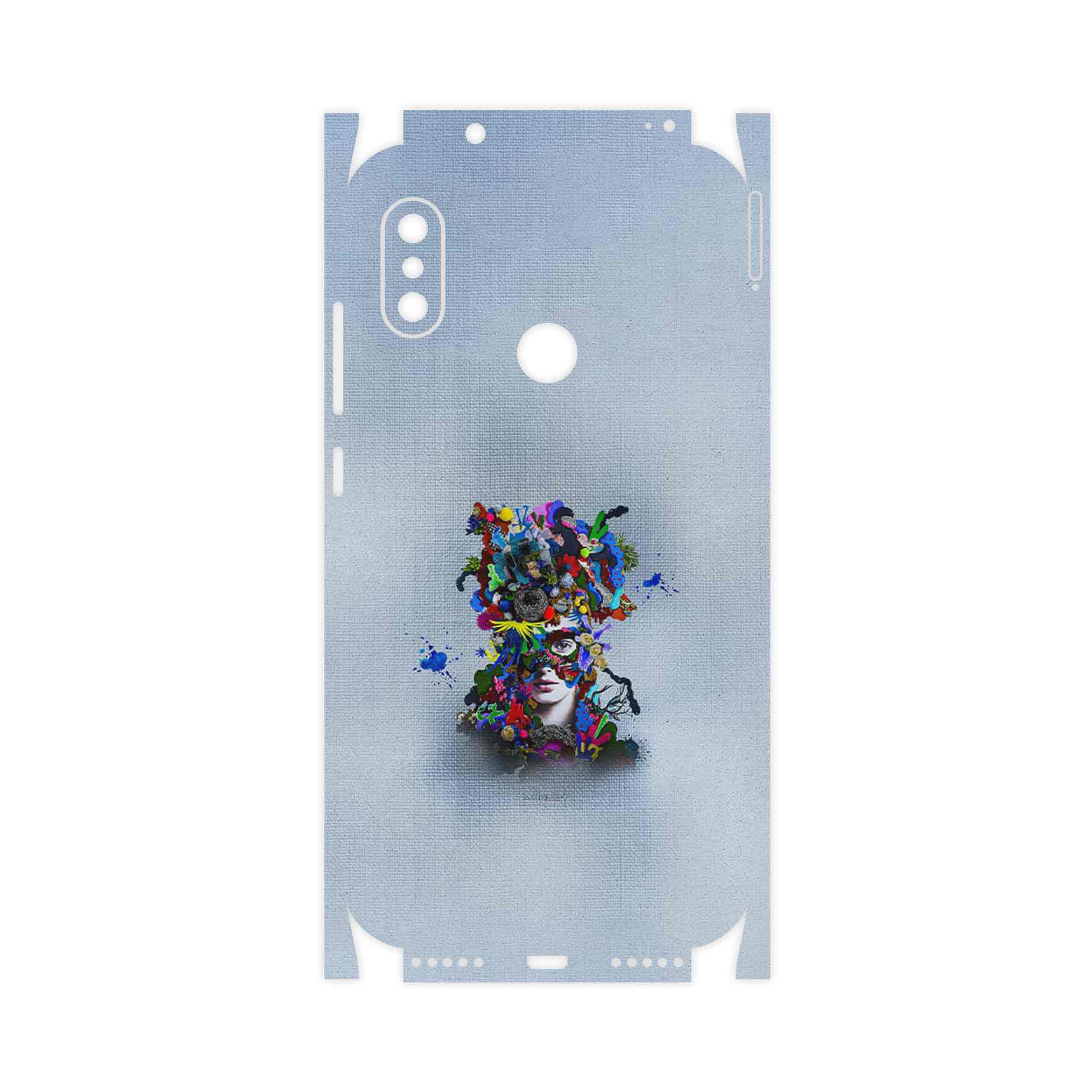 برچسب پوششی ماهوت مدل Collage of surreal Portrait of Women 4-FullSkin مناسب برای گوشی موبایل شیائومی Redmi Note 6 Pro