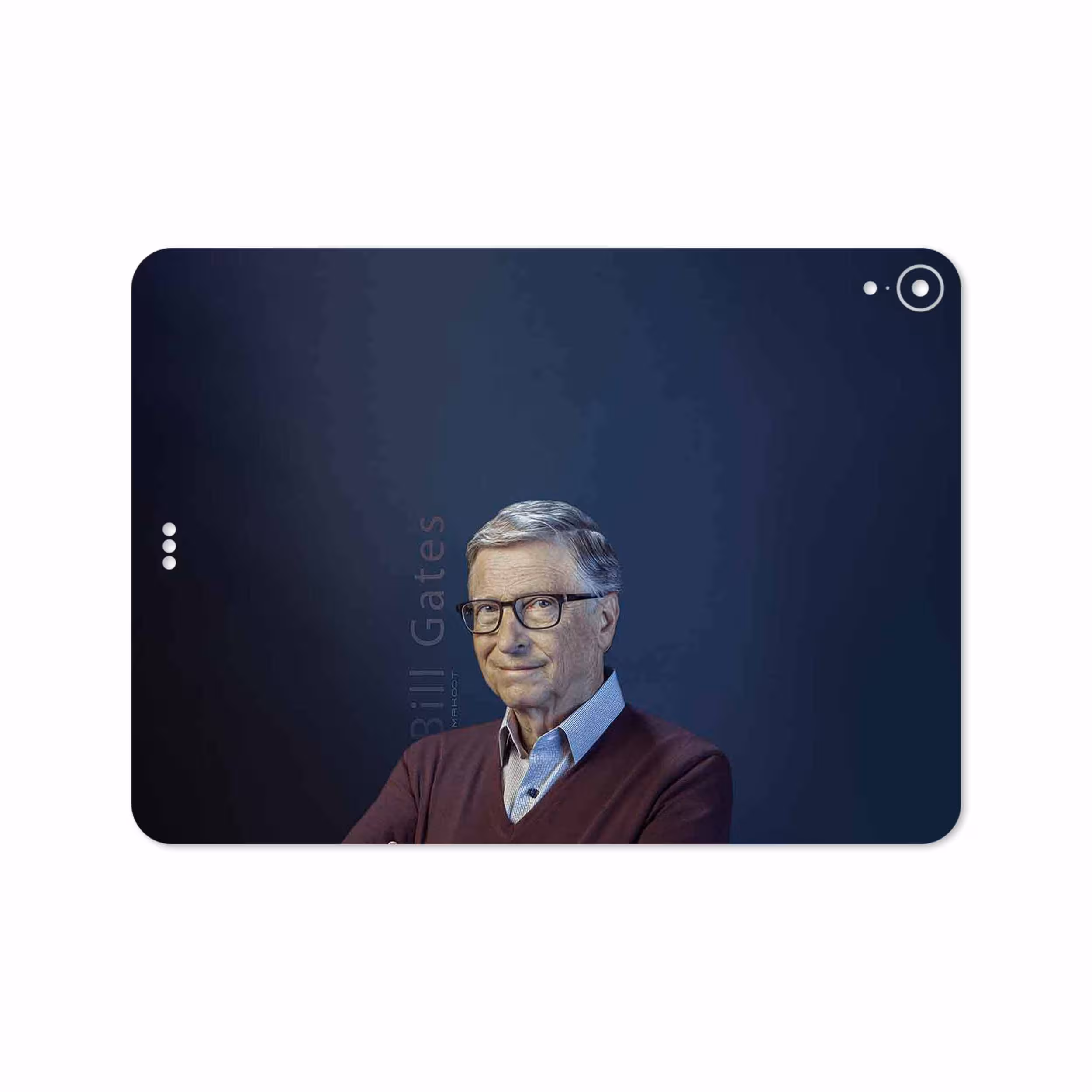 برچسب پوششی ماهوت مدل Bill Gates مناسب برای تبلت اپل iPad Pro 11 2018 A1980