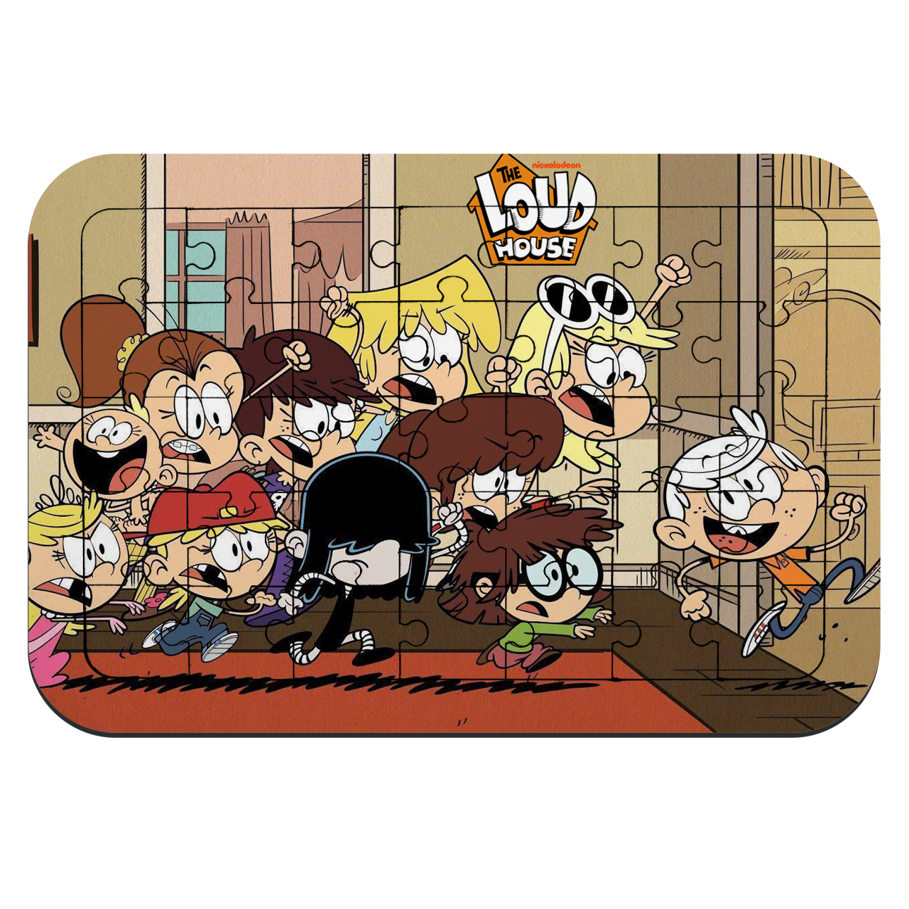  	 پازل 35 تکه طرح انیمیشن خانه پر سر و صدا کد NI2306