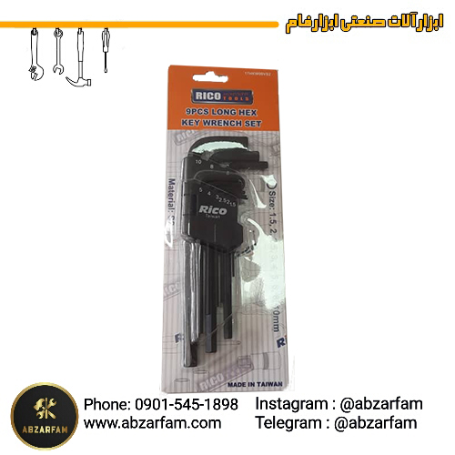 ست آلن شش گوش ریکو RICO