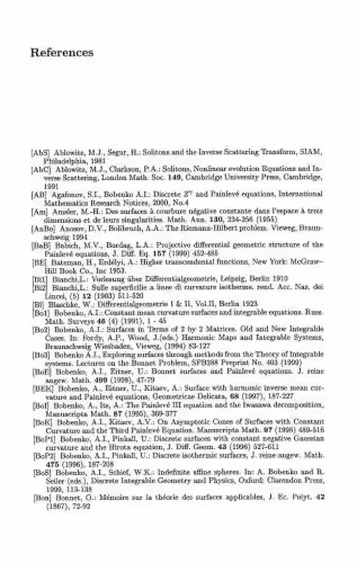خرید و دانلود نسخه کامل کتاب Painleve Equations in the Differential Geometry of Surfaces