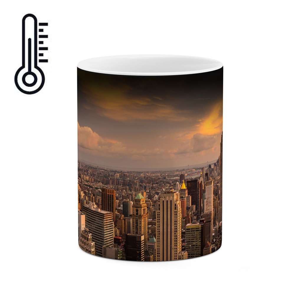 ماگ حرارتی طرح منظره رویایی و زیبا  مدل mgph14654